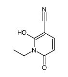 1-ethyl-2-hydroxy-6-oxopyridine-3-carbonitrile结构式