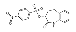 4-nitrobenzenesulfonic acid (3R)-2-oxo-2,3,4,5-tetrahydro-1H-benzo[b]azepin-3-yl ester Structure