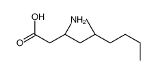 (3S,5R)-3-amino-5-methylnonanoic acid Structure