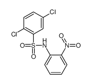 2,5-dichloro-N-(2-nitrophenyl)benzenesulfonamide Structure