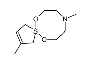 3,9-dimethyl-6,12-dioxa-9-aza-5-silaspiro[4.7]dodec-2-ene Structure