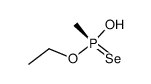 methyl-phosphonoselenoic acid O-ethyl ester Structure