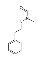 N-methyl-N-(2-phenylethylideneamino)formamide Structure