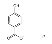 lithium p-hydroxybenzoate Structure