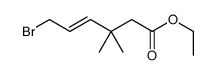 ethyl 6-bromo-3,3-dimethylhex-4-enoate Structure