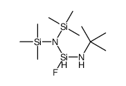 N-[[bis(trimethylsilyl)amino]-fluorosilyl]-2-methylpropan-2-amine Structure