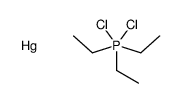 dichloro(triethyl)-λ5-phosphane,mercury Structure