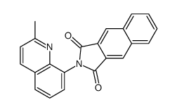 2-(2-methylquinolin-8-yl)benzo[f]isoindole-1,3-dione结构式