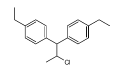 1-[2-chloro-1-(4-ethylphenyl)propyl]-4-ethylbenzene Structure