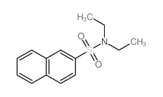 2-Naphthalenesulfonamide,N,N-diethyl-结构式