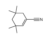 3,3,5,5-Tetramethylcyclohexen-1-carbonitril Structure