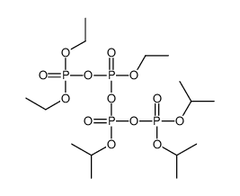 diethoxyphosphoryl [di(propan-2-yloxy)phosphoryloxy-propan-2-yloxyphosphoryl] ethyl phosphate Structure