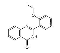 2-[2-(ethyloxy)phenyl]quinazoline-4(3H)-one结构式