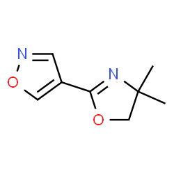 Isoxazole, 4-(4,5-dihydro-4,4-dimethyl-2-oxazolyl)- (9CI) Structure