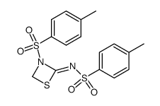 3-(toluene-4-sulfonyl)-2-(toluene-4-sulfonylimino)-[1,3]thiazetidine Structure