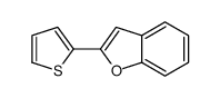 2-thiophen-2-yl-1-benzofuran Structure