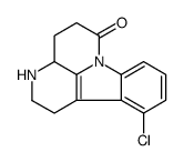 6H-Indolo(3,2,1-de)(1,5)naphthyridin-6-one,1,2,3,3a,4,5-hexahydro-11-chloro结构式