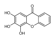 2,3,4-trihydroxyxanthen-9-one结构式