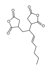 3-[2-(2,5-dioxooxolan-3-yl)oct-3-enyl]oxolane-2,5-dione Structure