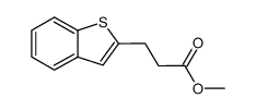 methyl 3-(benzo[b]thiophen-2-yl)propanoate Structure
