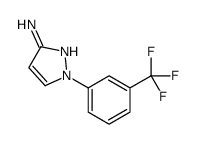 1-[3-(Trifluoromethyl)phenyl]-1H-pyrazol-3-amine Structure