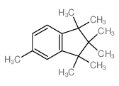 1H-Indene, 2,3-dihydro-1,1,2,2,3,3,5-heptamethyl-结构式