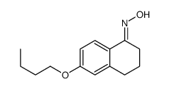 N-(6-butoxy-3,4-dihydro-2H-naphthalen-1-ylidene)hydroxylamine Structure