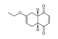 (+/-)-6-ethoxy-(4ar,8ac)-4a,5,8,8a-tetrahydro-[1,4]naphthoquinone Structure