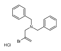 dibenzyl(2-bromoprop-2-enyl)azanium,chloride Structure