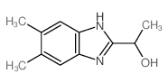 1H-Benzimidazole-2-methanol, α,5,6-trimethyl-结构式