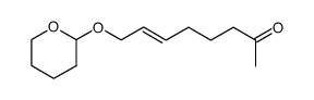 (E)-8-((tetrahydro-2H-pyran-2-yl)oxy)oct-6-en-2-one结构式