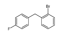 1-bromo-2-(4-fluorobenzyl)benzene Structure