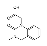 (3-methyl-2-oxo-3,4-dihydroquinazolin-1(2H)-yl)acetic acid(SALTDATA: FREE) structure