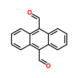 9,10-Anthracenedicarbaldehyde Structure