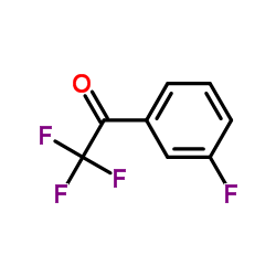 2,2,2-Trifluoro-1-(3-fluorophenyl)ethanone Structure