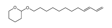 1-(tetrahydropyranyloxy)-9(E),11-dodecadiene结构式