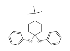 1,1-bis(phenylselenenyl)-4-tert-butylcyclohexane结构式
