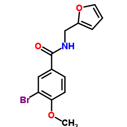3-Bromo-N-(2-furylmethyl)-4-methoxybenzamide Structure