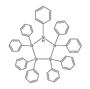 nonaphenylcyclopentasilane结构式