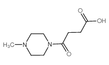 4-(4-METHYL-PIPERAZIN-1-YL)-4-OXO-BUTYRIC ACID structure