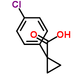 1-(4-Chlorophenyl)cyclopropanecarboxylic acid Structure