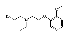 2-{ethyl-[2-(2-methoxy-phenoxy)-ethyl]-amino}-ethanol Structure