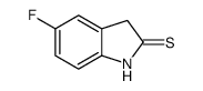 5-FLUORO-1,3-DIHYDRO-INDOLE-2-THIONE structure