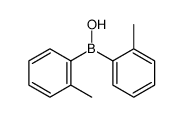 bis(2-methylphenyl)borinic acid Structure