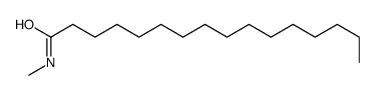 Hexadecanamide, N-Methyl- Structure
