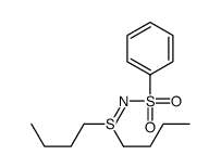 S,S-Dibutyl-N-(phenylsulfonyl)sulfimine structure