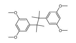 5,5'-(2,3-dimethylbutane-2,3-diyl)bis(1,3-dimethoxybenzene) Structure