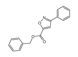 benzyl 3-phenylisoxazole-5-carboxylate Structure