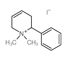 1,1-dimethyl-6-phenyl-5,6-dihydro-2H-pyridine结构式
