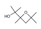 2-(2,4,4-trimethyloxetan-2-yl)propan-2-ol结构式